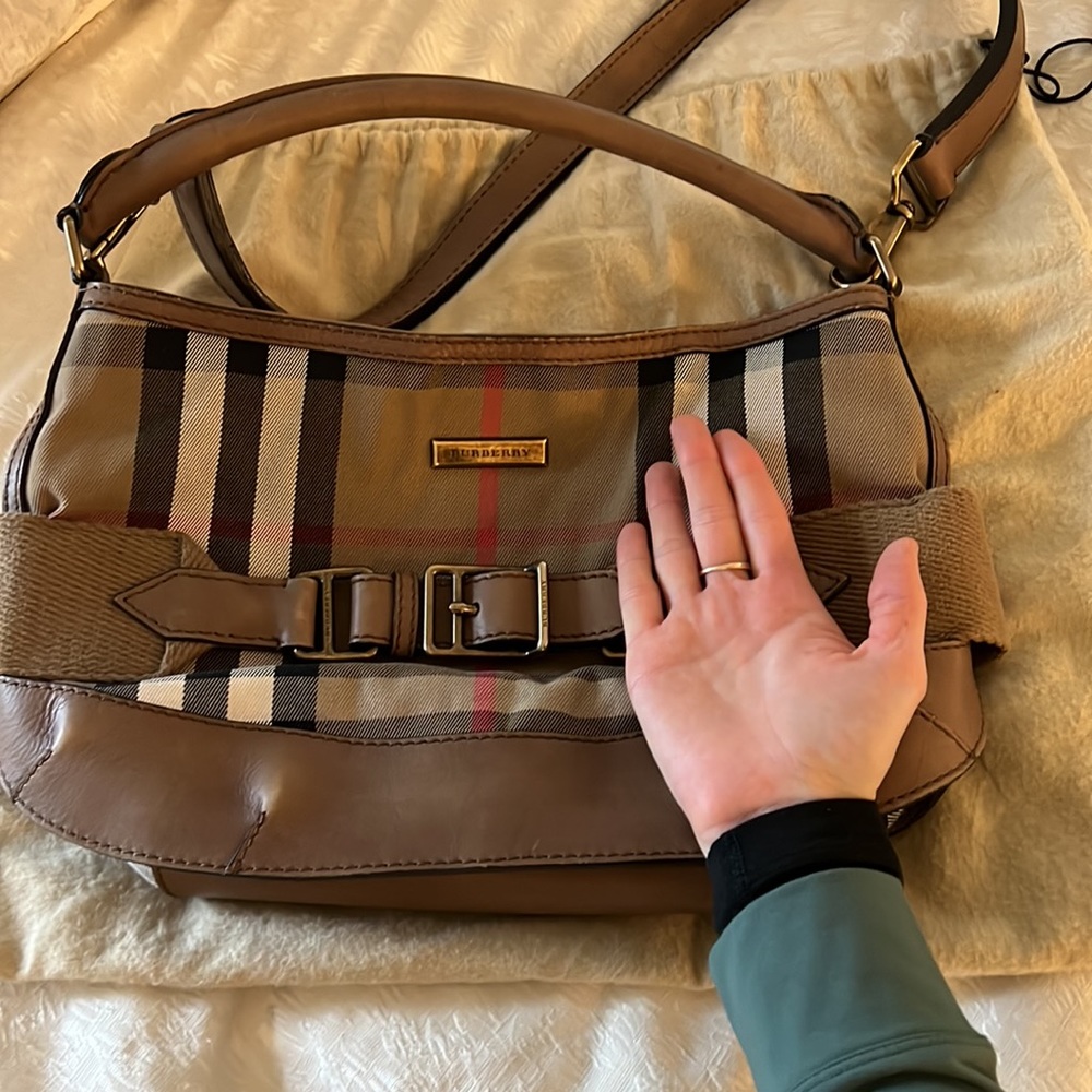 Burberry Satchel With Removable Strap - image 4